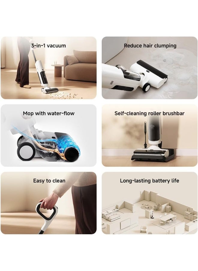 Mii Truclean W20 Wet and Dry Vacuum Cleaner for Home, Cordless Floor Washer with Self-Cleaning，15000Pa suction power, for Hard Floors and Wet Messes - Image 4